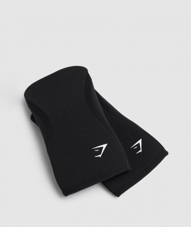 All Equipment Gymshark Knee Sleeve 5mm Negras | FPDEV9478