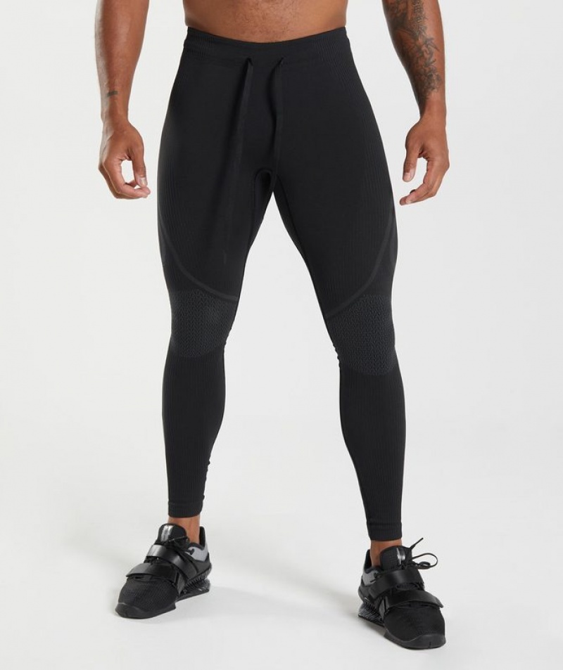 Baselayer Gymshark 315 Seamless Tights Gris | CXGAR1876