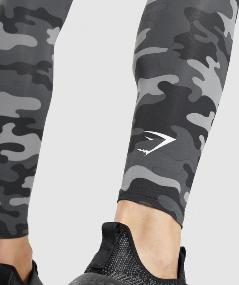 Baselayer Gymshark Element Baselayer Leggings Gris | IXGWD2160