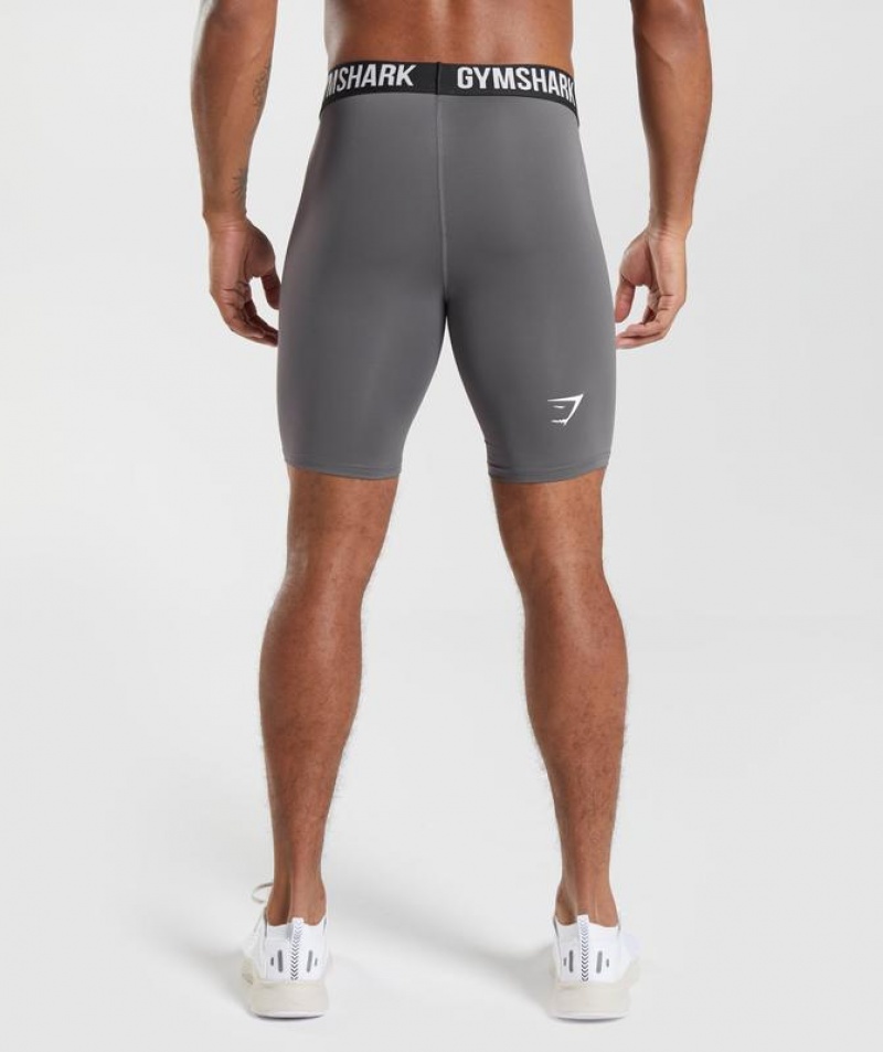 Baselayer Gymshark Element Baselayer Shorts Gris | FJGTD9645