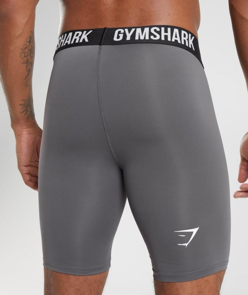 Baselayer Gymshark Element Baselayer Shorts Gris | FJGTD9645