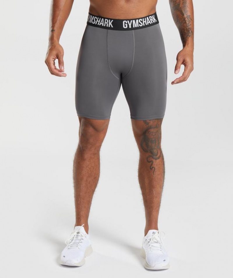 Baselayer Gymshark Element Baselayer Shorts Gris | FJGTD9645