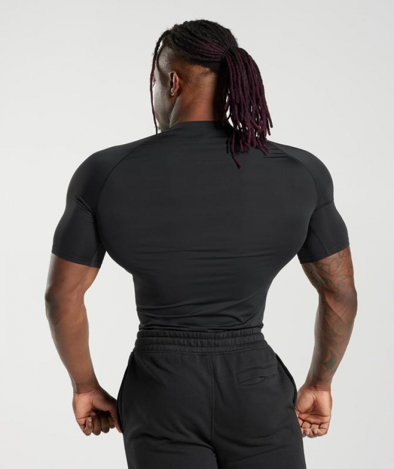 Baselayer Gymshark Element Baselayer T-Shirt Negras | JEDAU9840