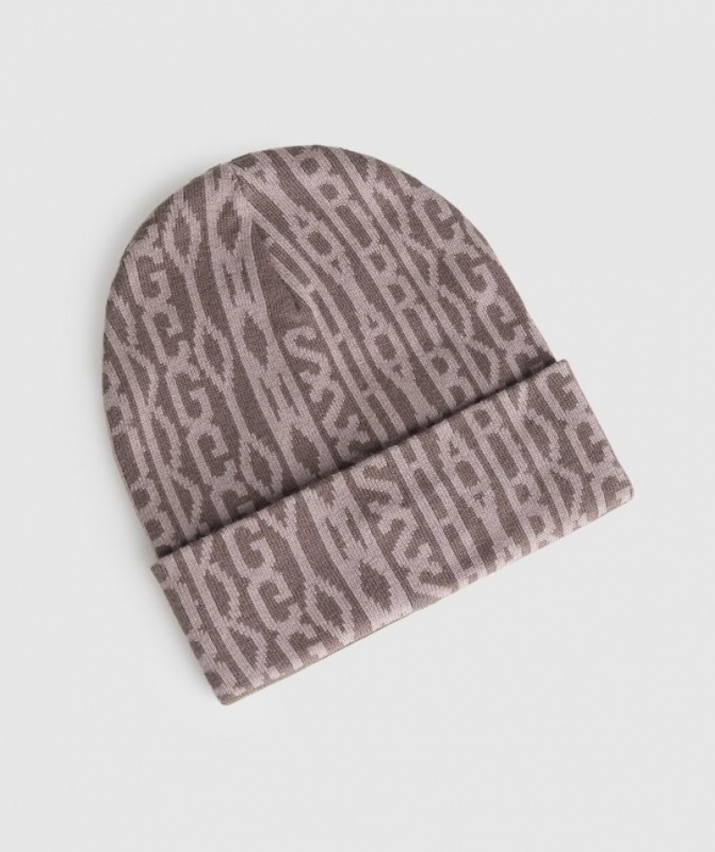 Beanies Gymshark Reverse Jacquard Beanie Camuflaje | BQMVH0138