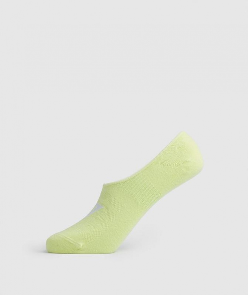 Calcetines Gymshark No Show Socks 3pk Grey/Green/Green | QCMPH1439