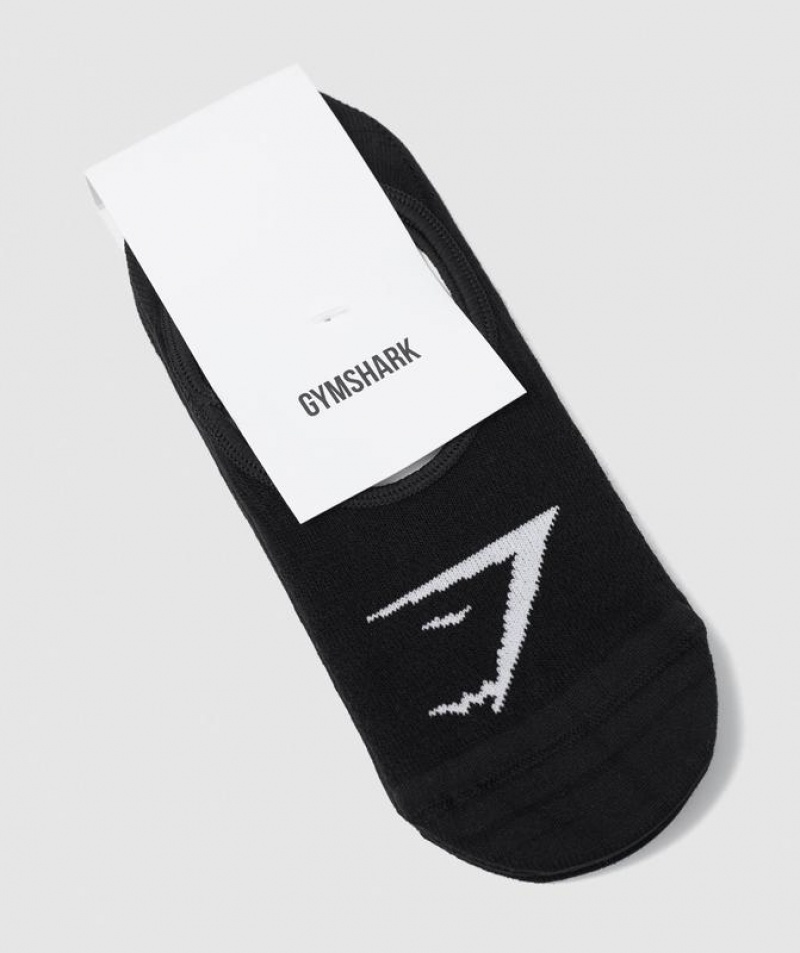 Calcetines Gymshark No Show Socks 3pk Negras | OQPDA5941