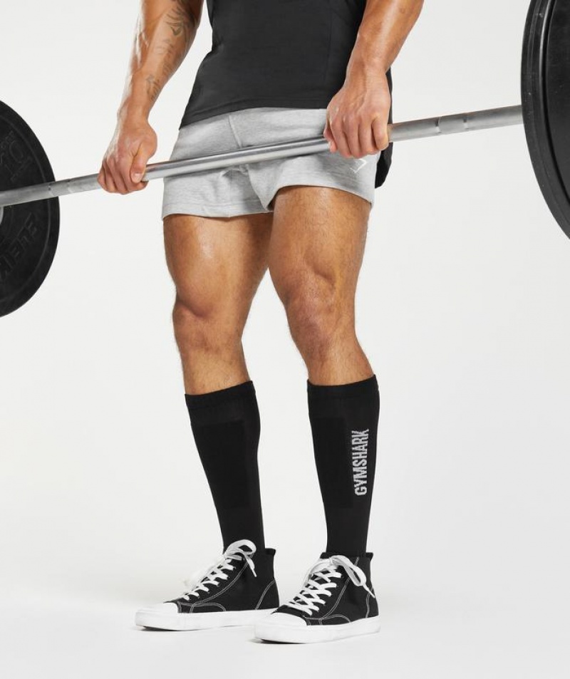 Calcetines Gymshark Weightlifting Socks Negras | CFNYD3690