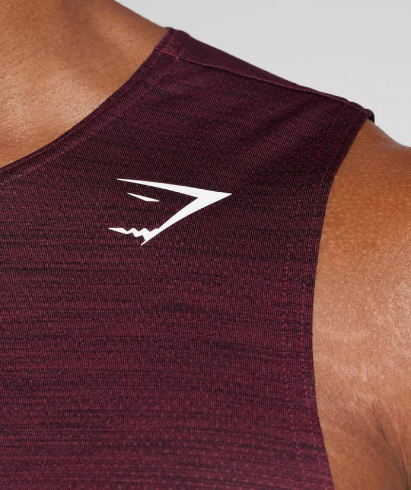 Camiseta Tirantes Gymshark Arrival Marl Tank Marrones | SCBTF0814