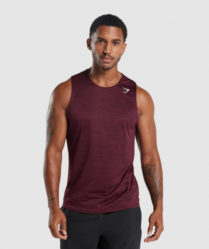 Camiseta Tirantes Gymshark Arrival Marl Tank Marrones | SCBTF0814