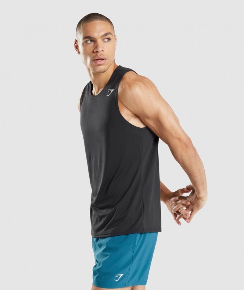 Camiseta Tirantes Gymshark Arrival Tank Negras | SDXBW5013