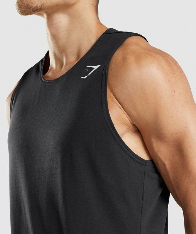 Camiseta Tirantes Gymshark Arrival Tank Negras | SDXBW5013