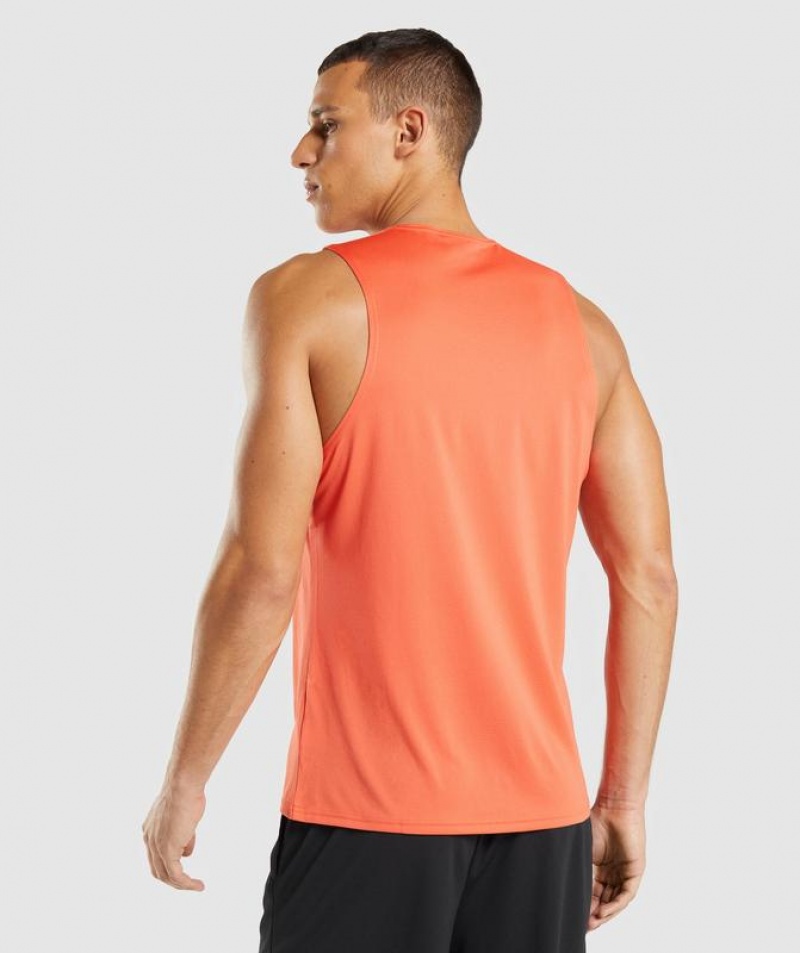 Camiseta Tirantes Gymshark Arrival Tank Naranjas | XFUBS2671