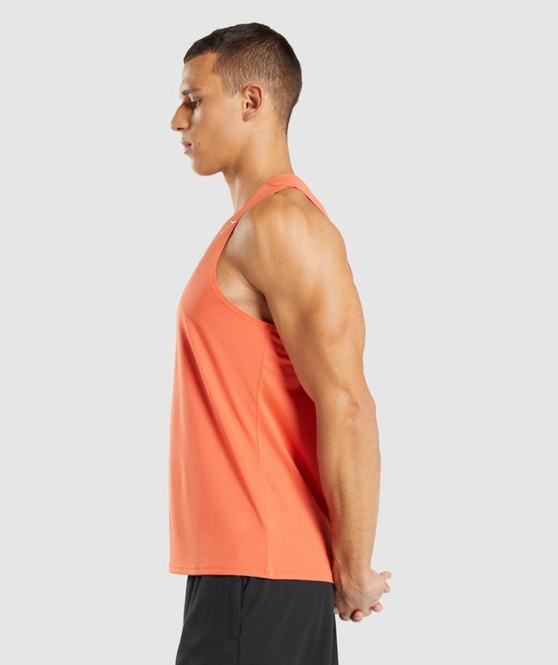 Camiseta Tirantes Gymshark Arrival Tank Naranjas | XFUBS2671