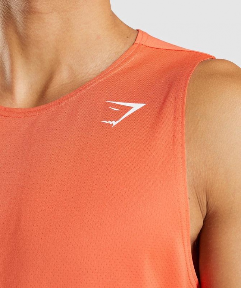 Camiseta Tirantes Gymshark Arrival Tank Naranjas | XFUBS2671