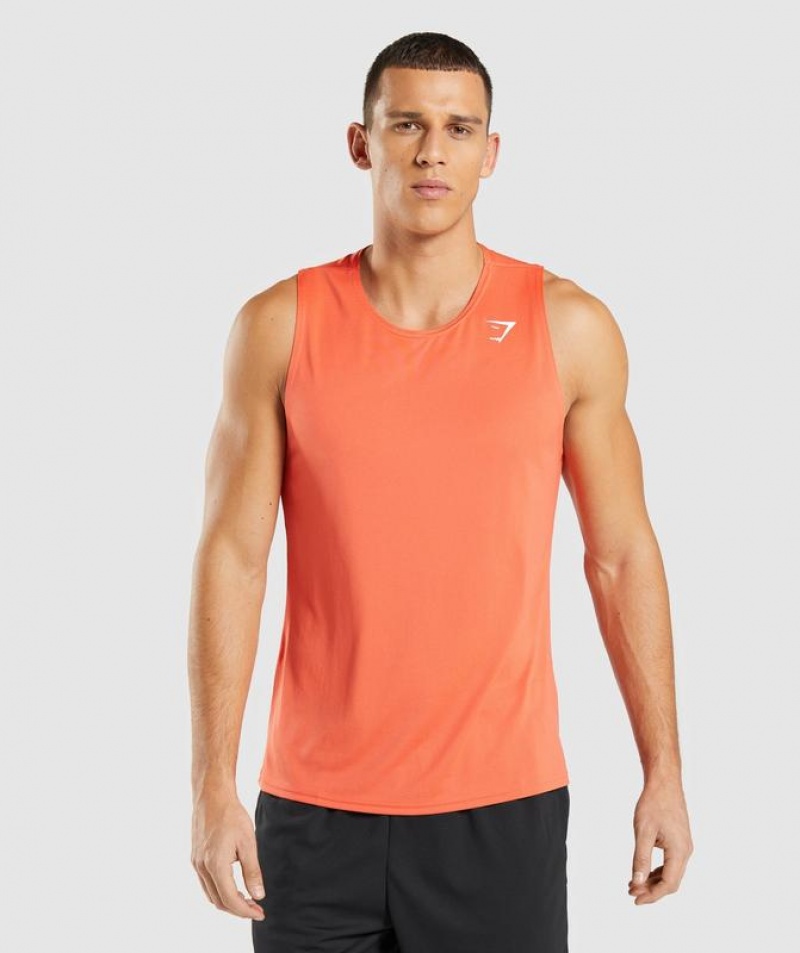 Camiseta Tirantes Gymshark Arrival Tank Naranjas | XFUBS2671