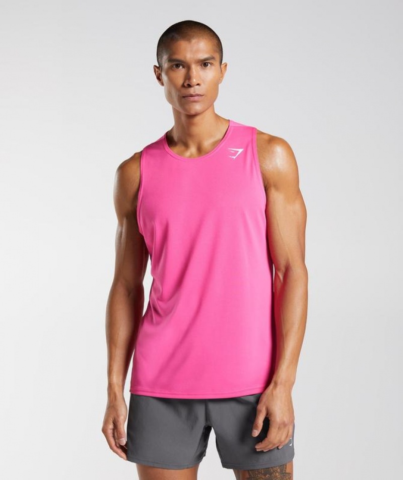 Camiseta Tirantes Gymshark Arrival Tank Fucsia | GQMEW0546