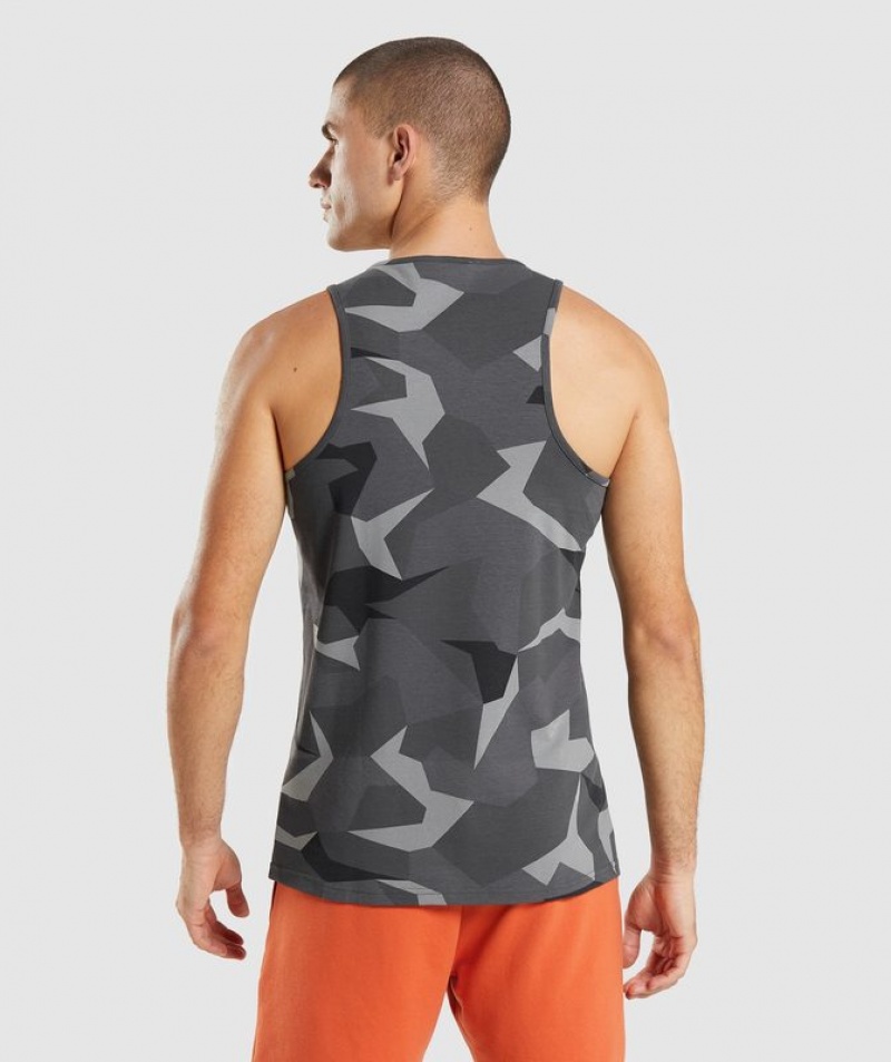 Camiseta Tirantes Gymshark Critical Tank Negras | JACRY8052