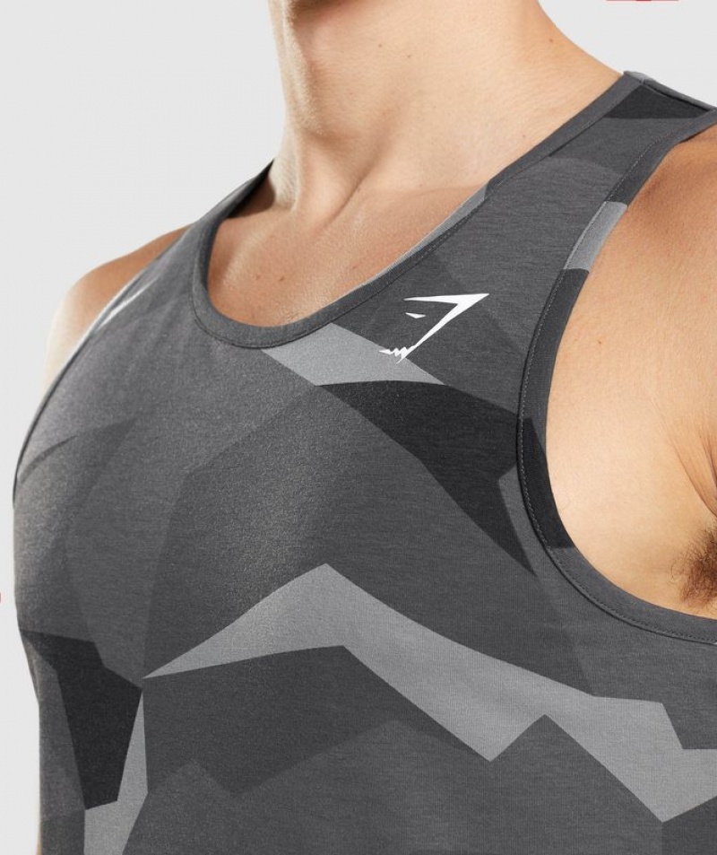 Camiseta Tirantes Gymshark Critical Tank Negras | JACRY8052