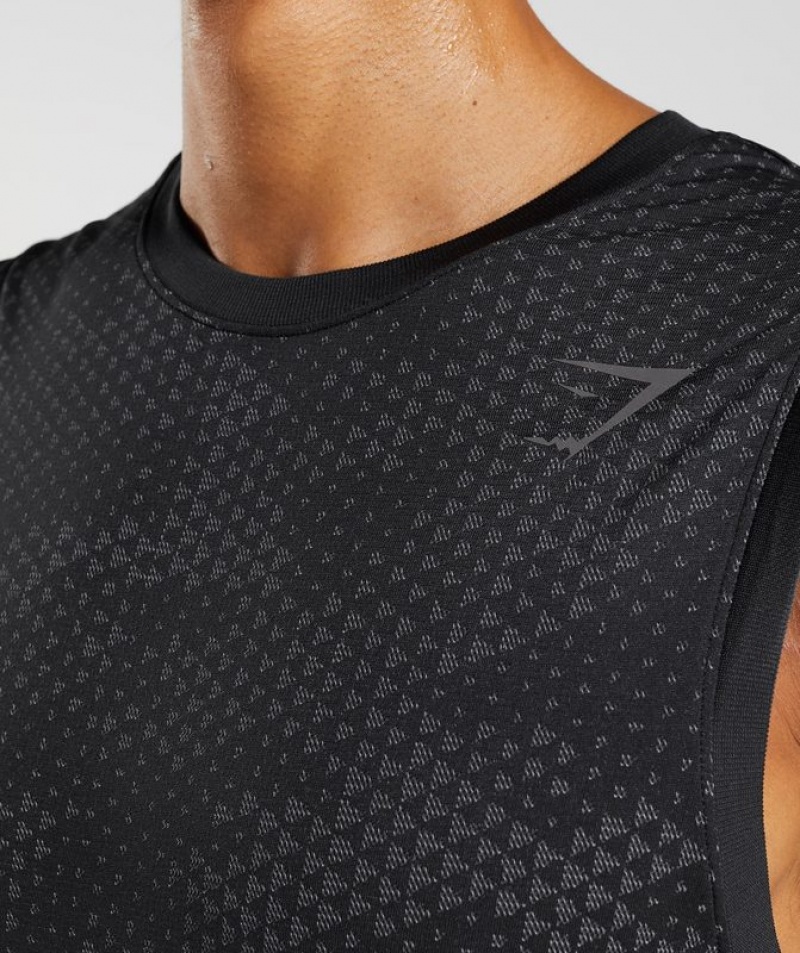 Camiseta Tirantes Gymshark Deporte Seamless Tank Gris | HLUXI0761