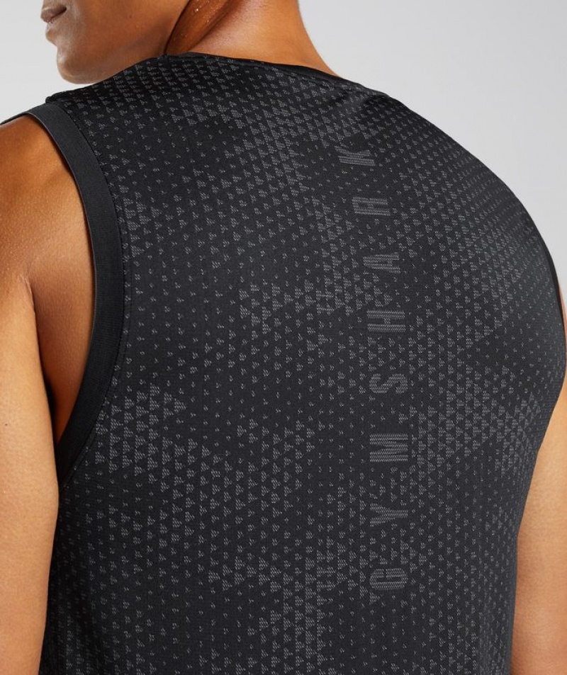 Camiseta Tirantes Gymshark Deporte Seamless Tank Gris | HLUXI0761