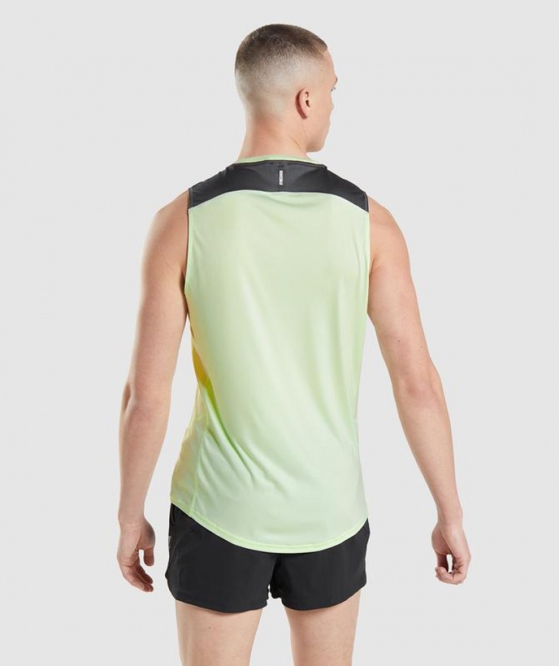 Camiseta Tirantes Gymshark Speed Evolve Tank Verde | EKFCU6823