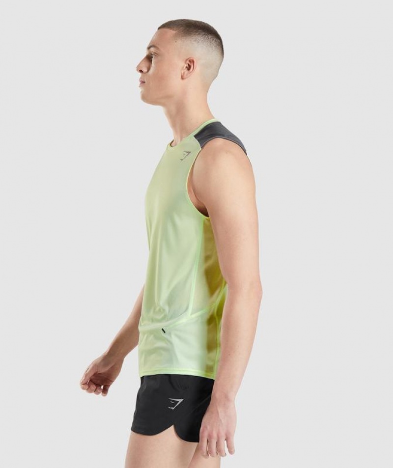 Camiseta Tirantes Gymshark Speed Evolve Tank Verde | EKFCU6823