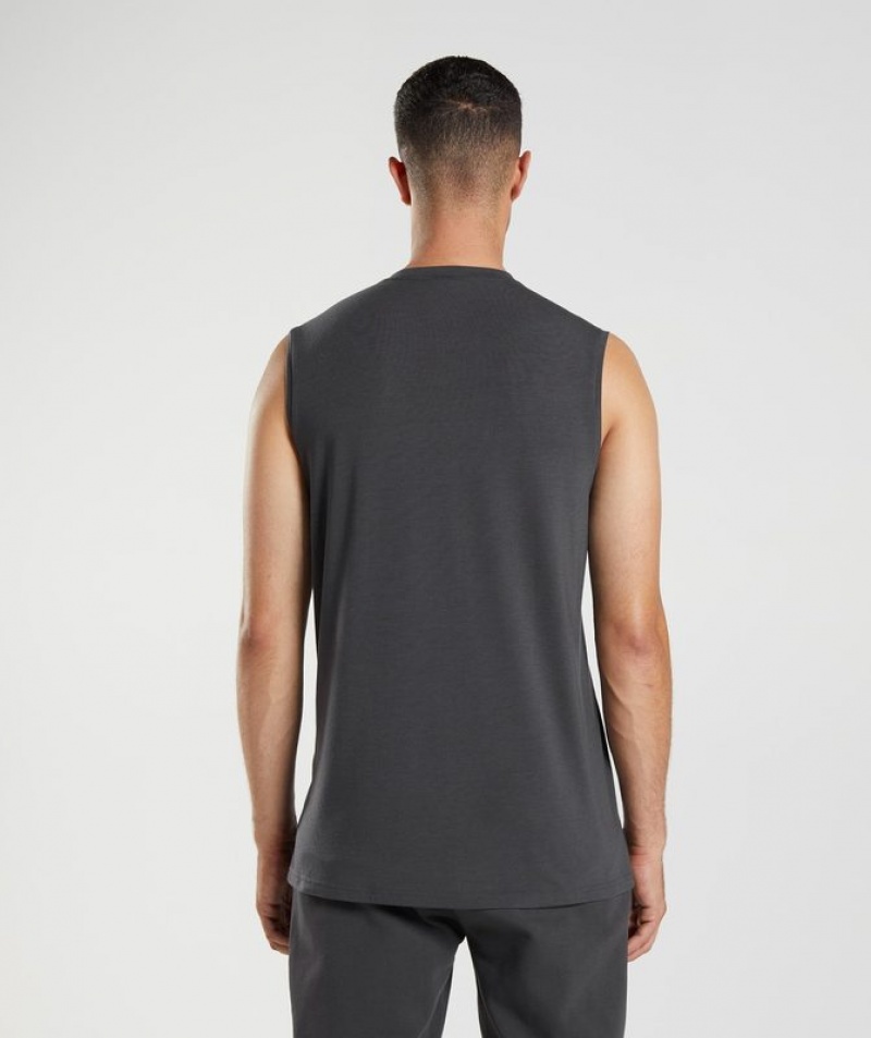 Camiseta Tirantes Gymshark Studio Tank Gris | DEUVJ8365