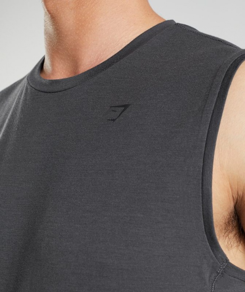 Camiseta Tirantes Gymshark Studio Tank Gris | DEUVJ8365