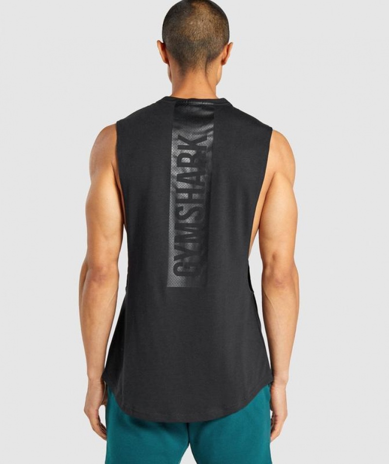 Drop Armhole Tank Gymshark Bold Drop Arm Tank Negras | OXYIT7623