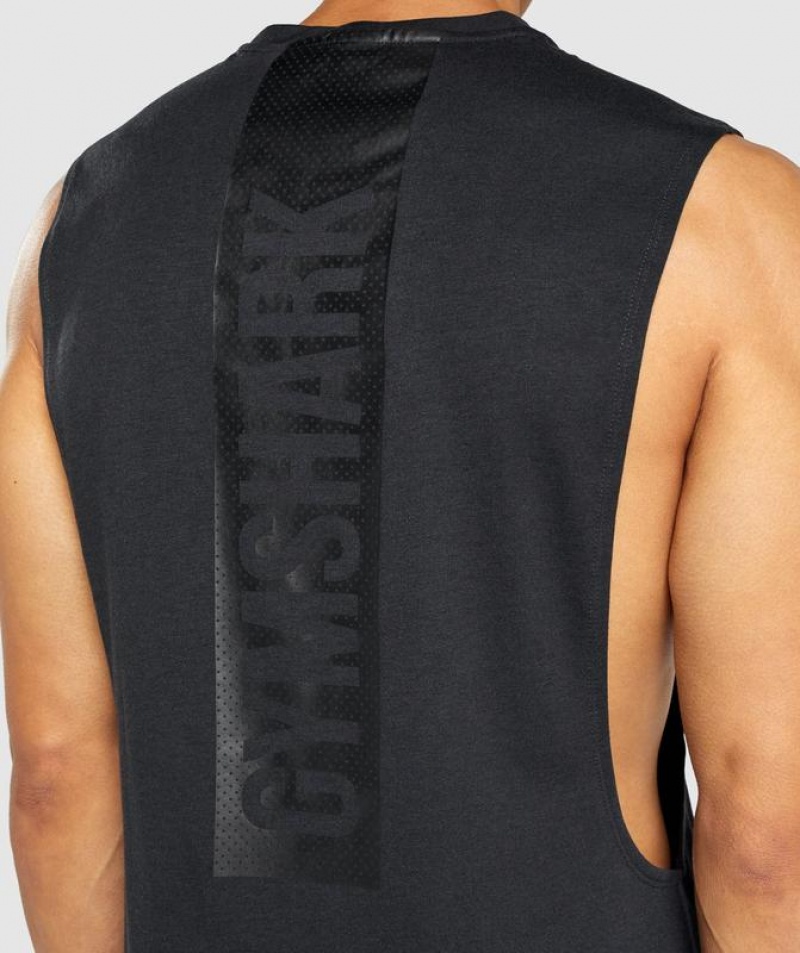 Drop Armhole Tank Gymshark Bold Drop Arm Tank Negras | OXYIT7623