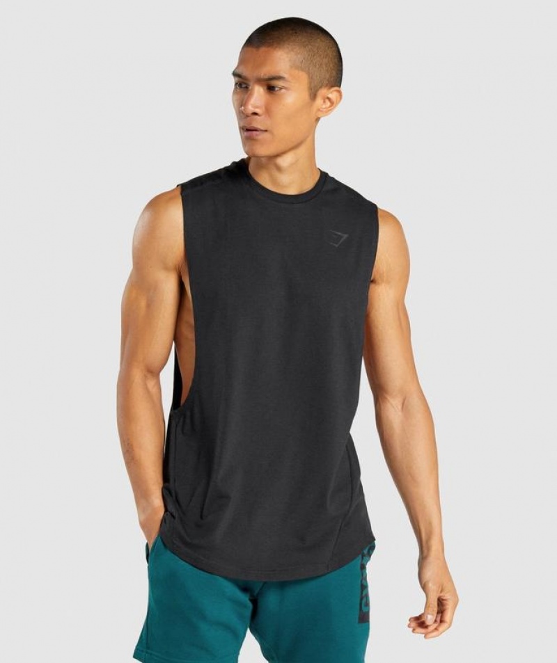 Drop Armhole Tank Gymshark Bold Drop Arm Tank Negras | OXYIT7623