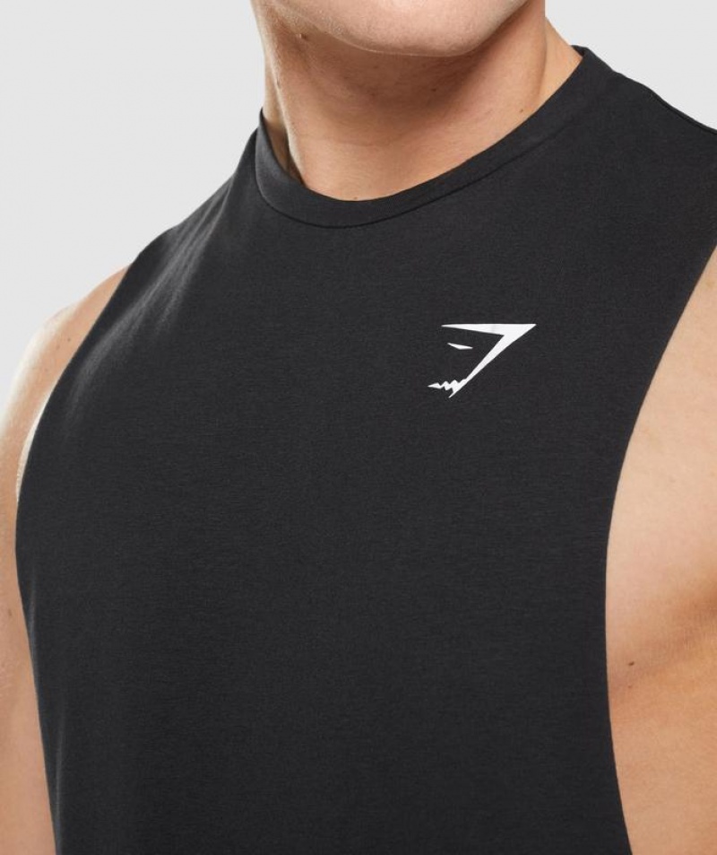 Drop Armhole Tank Gymshark Critical 2.0 Drop Arm Tank Negras | ZDUMQ8347