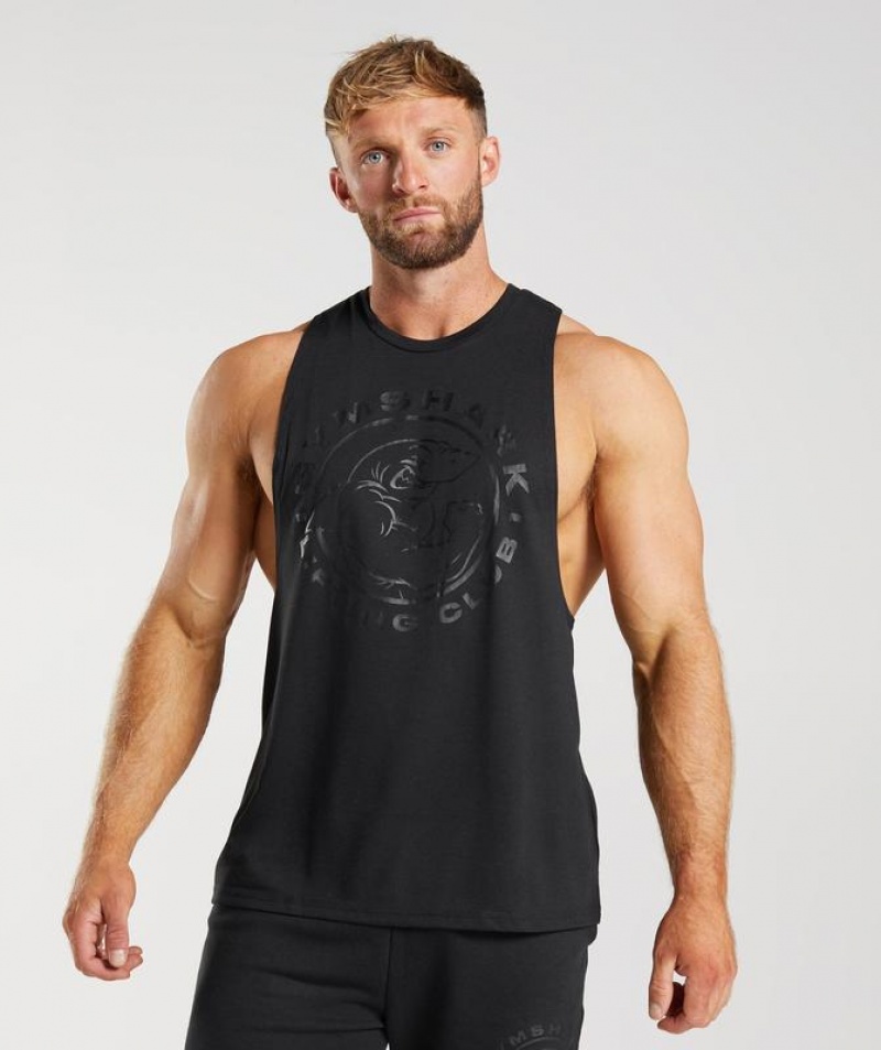 Drop Armhole Tank Gymshark Legacy Drop Arm Tank Negras | ZRJKB5641