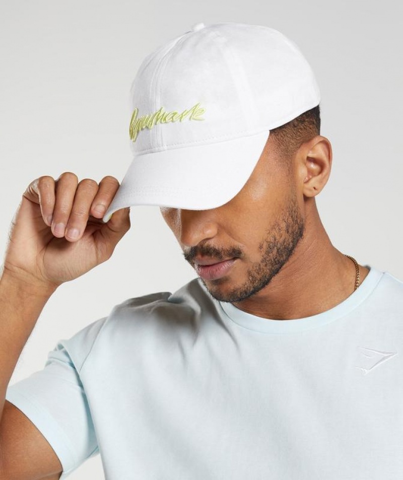 Gorras Gymshark Handwriting Baseball Cap Verde | SNMCR7345