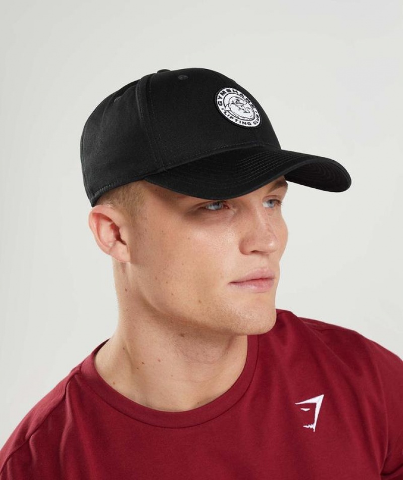 Gorras Gymshark Legacy Cap Negras | RSIQA6734