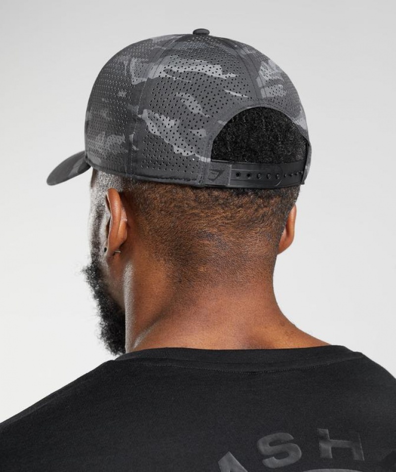 Gorras Gymshark Mesh Trucker Negras | ENHSX0269