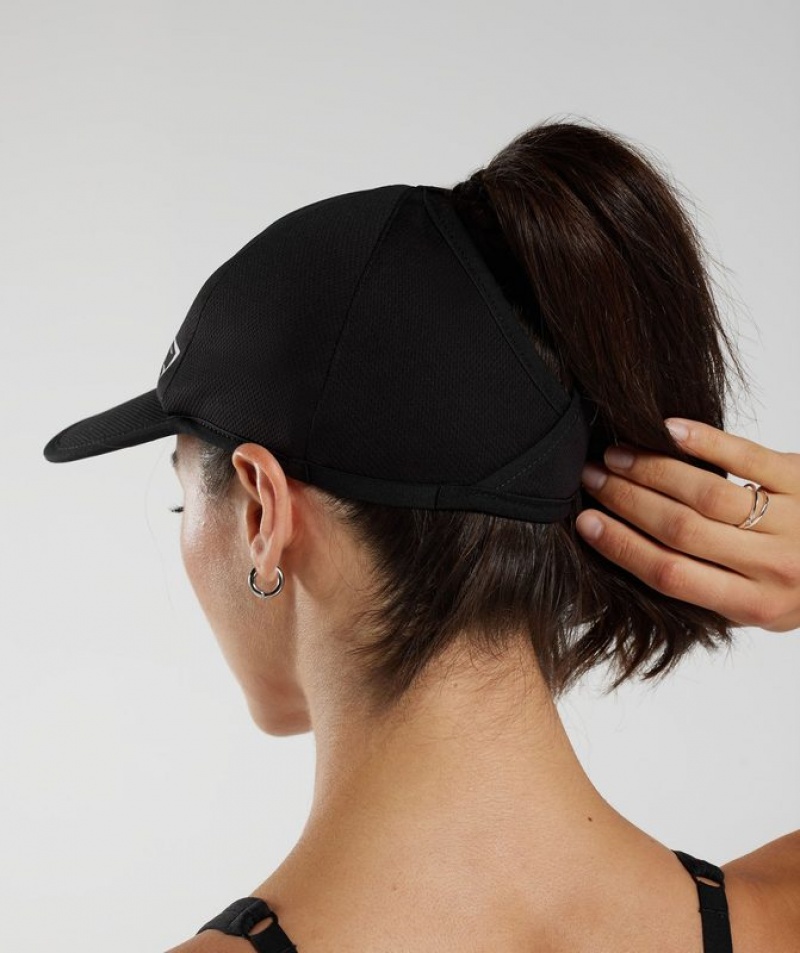 Gorras Gymshark Ponytail Cap Negras | MNWXJ5804