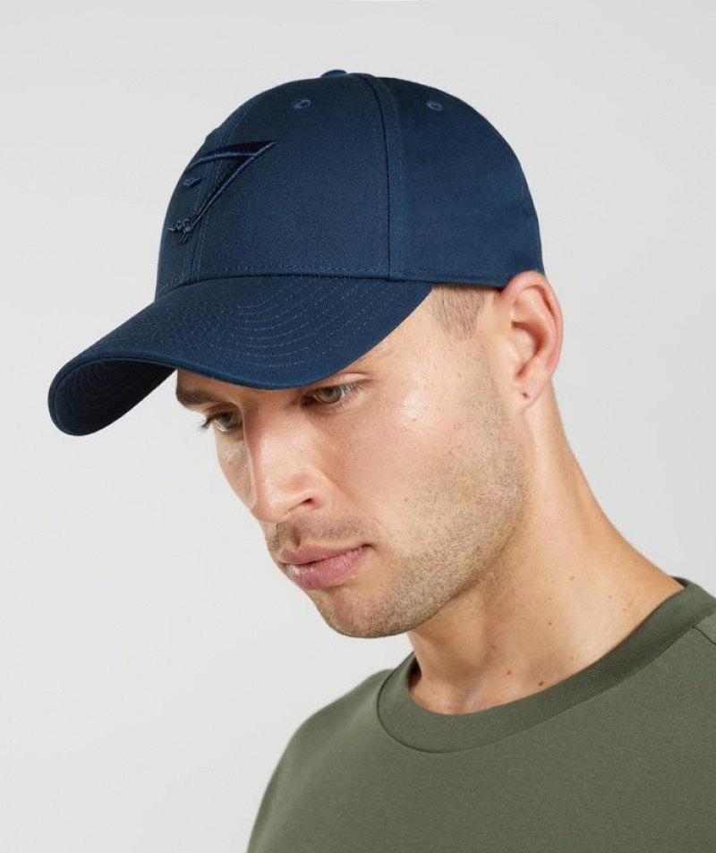 Gorras Gymshark Sharkhead Cap Azul Marino | CMLIX8501