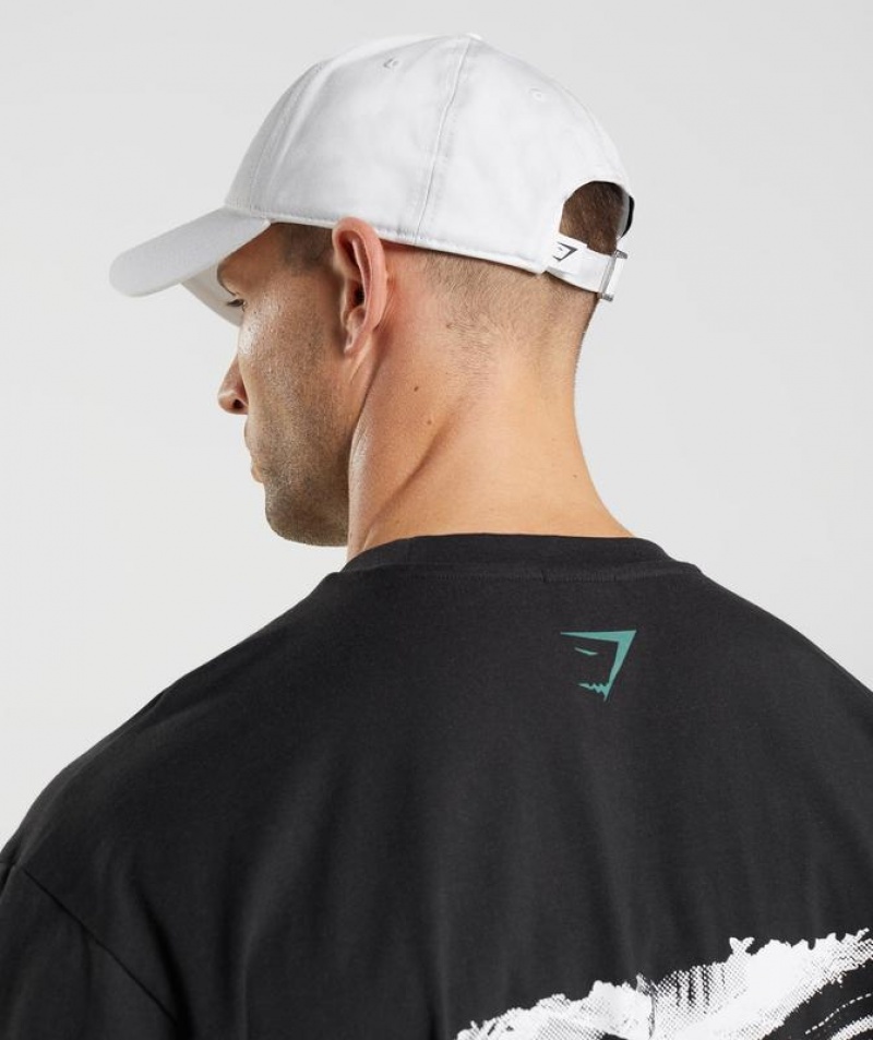 Gorras Gymshark Sharkhead Cap Blancas | UKVSQ7385