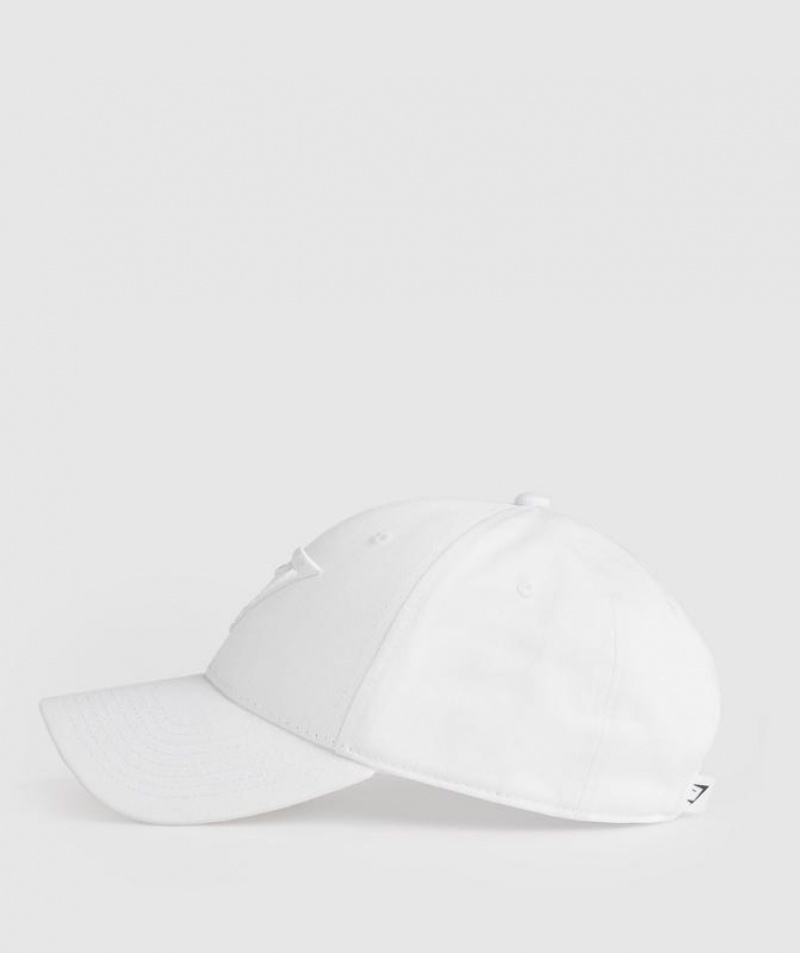 Gorras Gymshark Sharkhead Cap Blancas | UKVSQ7385