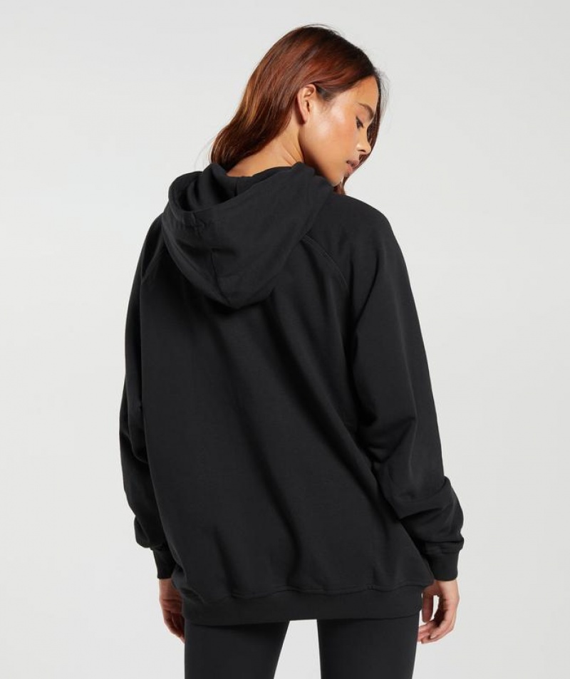 Hoodies Gymshark Block Oversized Hoodie Negras | LIRSO1480