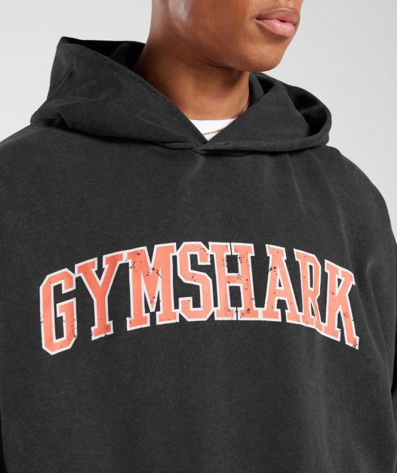 Hoodies Gymshark Collegiate Hoodie Azules | CSTXO3169