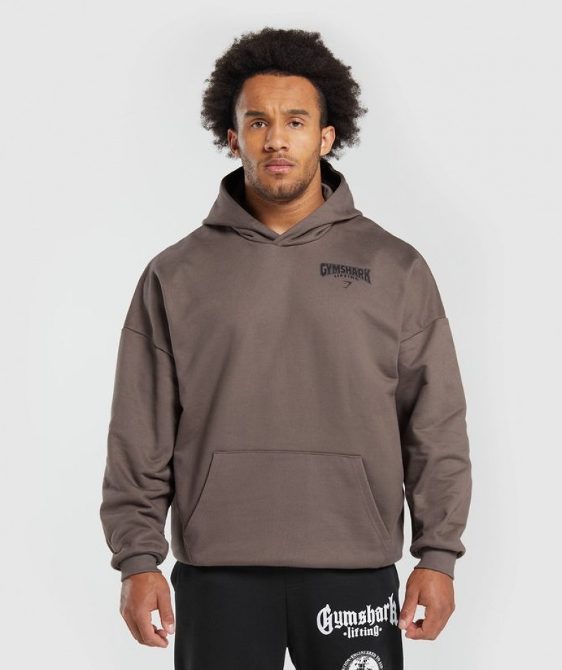 Hoodies Gymshark Committed to the Craft Hoodie Marrones | AJSFK5702