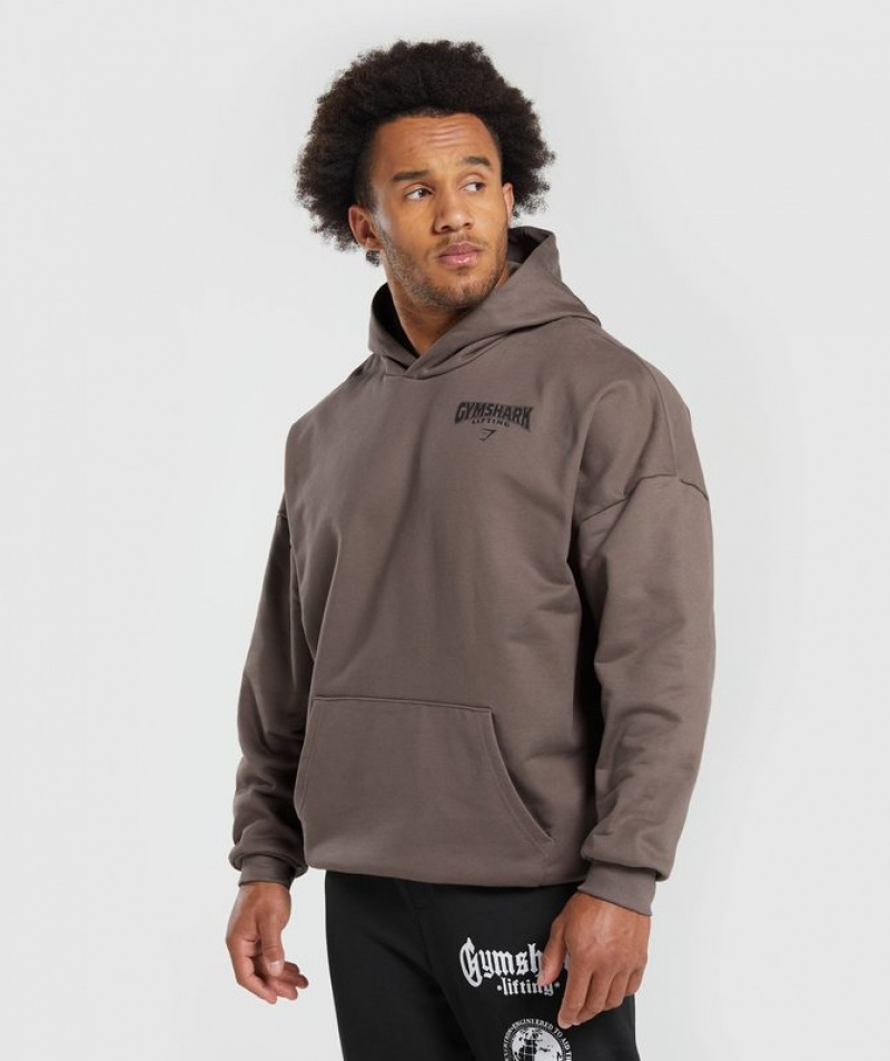 Hoodies Gymshark Committed to the Craft Hoodie Marrones | AJSFK5702