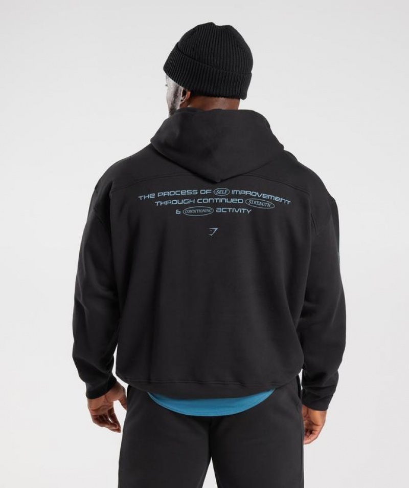 Hoodies Gymshark Intergalactic Lifting Hoodie Negras | AHRGP1329