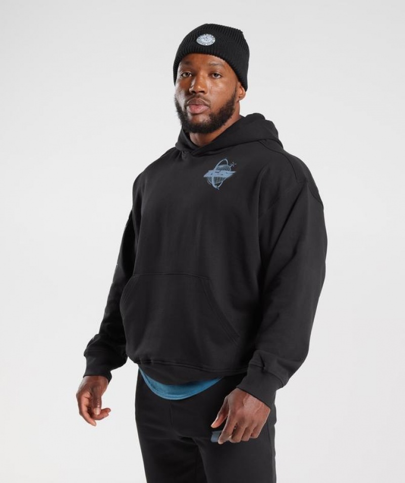 Hoodies Gymshark Intergalactic Lifting Hoodie Negras | AHRGP1329