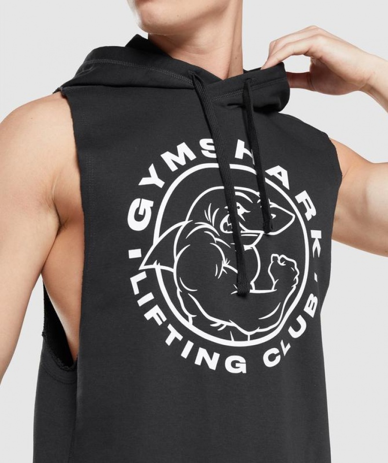 Hoodies Gymshark Legacy Drop Arm Hoodie Negras | PKOWN2170