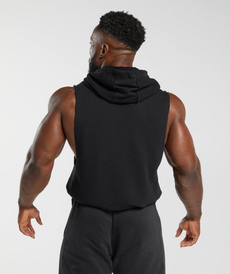 Hoodies Gymshark Legacy Drop Arm Hoodie Negras | EVHZC2643