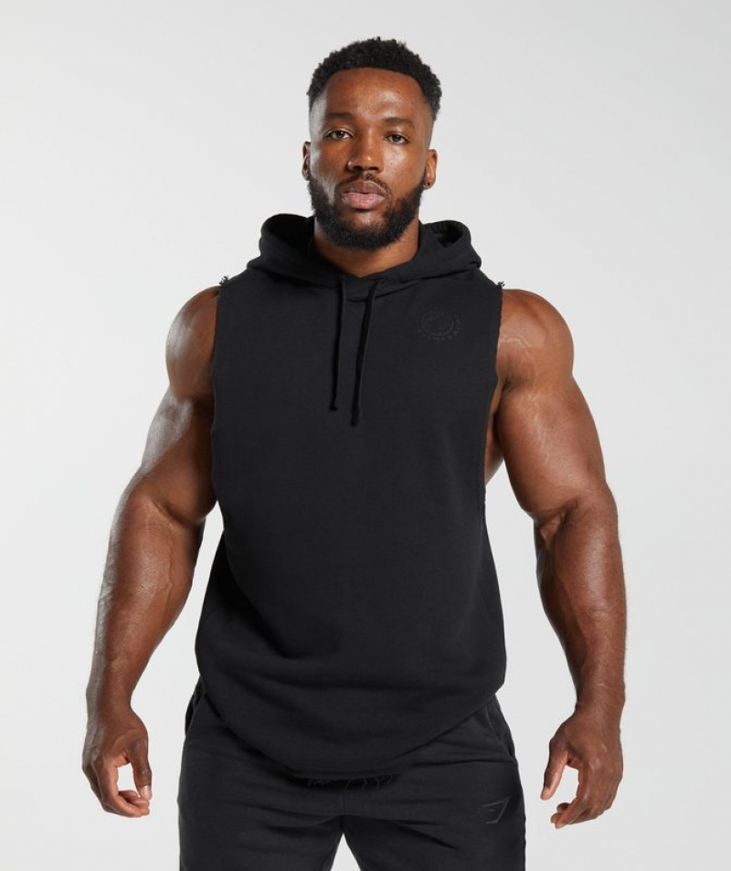 Hoodies Gymshark Legacy Drop Arm Hoodie Negras | EVHZC2643