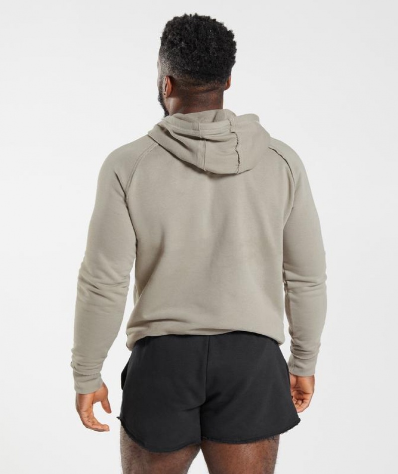 Hoodies Gymshark Legacy Hoodie Marrones | GYWJE3714